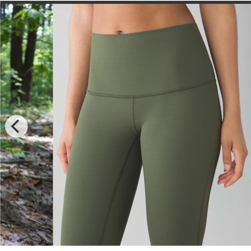 Lululemon Minimalist Crop Fatigue Green